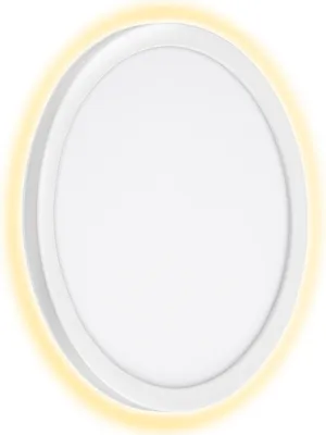 Image de Telefunken - Applique d'extérieur à LED, applique d'extérieur 1-flamme, effet rétro-éclairé, 15 Watt, 2.000 lumen, 4.000 Kelvin, IP44, blanc, rond, Ø 28 cm