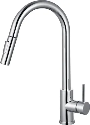 Produktbild von LOMAZOO Küchenarmatur & Wasserhahn Calypso Edelstahl Chrom