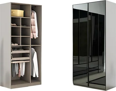 Image de Armoire Armoire polyvalente Gris Matériau Armoires en bois