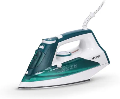 A Severin steam iron is shown against a white background.