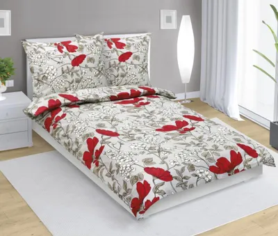 Immagine prodotto di Set di lenzuola in cotone - Scarlatto - 140x200, 70x90
