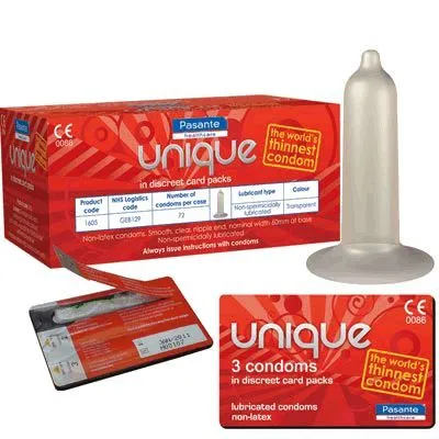 Produktbild von Pasante Unique 72 latexfreie Kondome