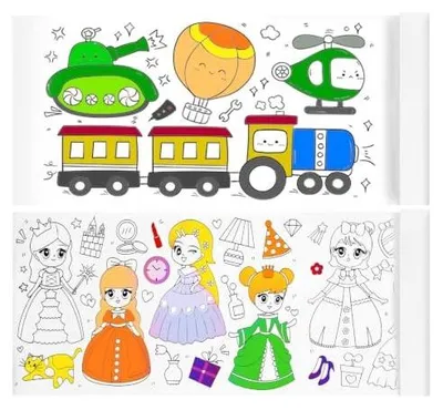 Zdjęcie produktu dla Papier do malowania rolka 300X30 cm dla dzieci kolorowanie