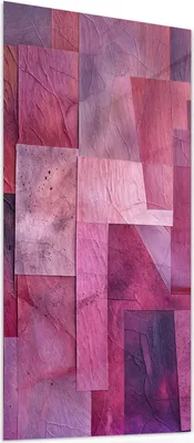 Produktbild von Glasbild 30x60cm in XXL für Wohnzimmer, Schlafzimmer Motiv Abstrakte Blaetter