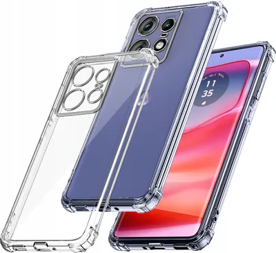 Immagine prodotto di Custodia per Motorola Moto EDGE 50 Pro CUSTODIA TRASPARENTE ANTIURTO