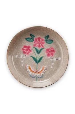 Produktbild von PIP STUDIO Blushing Birds Teebeutelablage khaki 9 cm