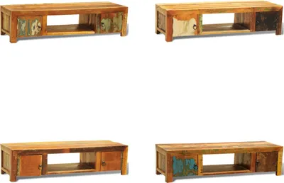 Produktbild von vidaXL TV Schrank mit 2 Türen Altholz Vintage - TV Schrank - TV Tisch - TV-Tisch - Fernsehschrank Holz