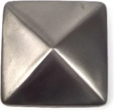 Produktbild von Pfostenkappen 9x9 cm Edelstahl Zaunkappe Pyramide Pfostenabdeckung Pfosten 91 mm