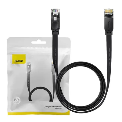Image de Baseus Câble réseau Ethernet Rj45, 1Gbps, 1.5M (Noir)