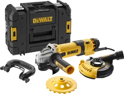 Produktbild von DeWalt DWE4257KT Betonschleifer / Winkelschleifer Ø125mm 1500W + Topfscheibe