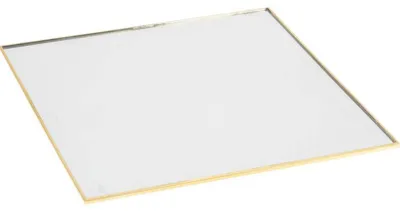 Produktbild von Kerzen Spiegelteller gold 25 cm