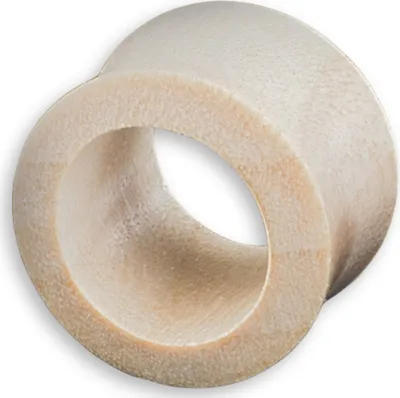 Produktbild von viva-adorno 1 Stück 8mm Double Flared Flesh Tunnel Plug aus Holz verschiedene Holzarten zur Auswahl Größe 4 - 30mm WP2,Krokodil Holz