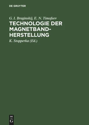 Produktbild von Technologie der Magnetbandherstellung