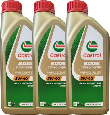 Produktbild von Castrol Edge Turbo Diesel 5W-40 3X 1 Liter