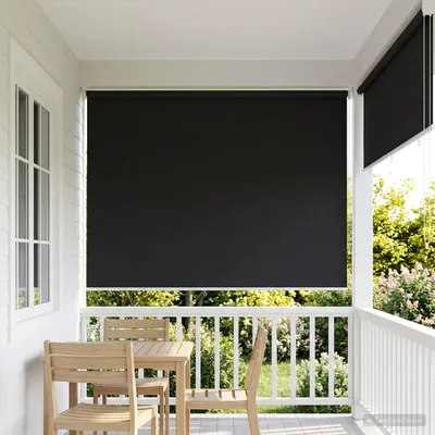 Obrázek produktu pro Venkovní roletová clona s UV ochranou Antracitová 180 x 230 cm