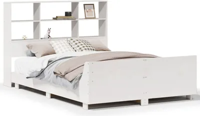 Produktbild von Massivholzbett ohne Matratze Weiß 160x200 Kiefernholz