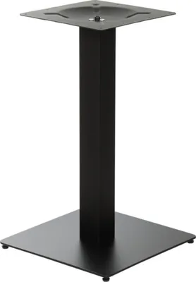 Tischgestell aus Metall SH-5002-5, für Büro, Hotel, Restaurant, Maße 45x45x73 cm, Schwarz