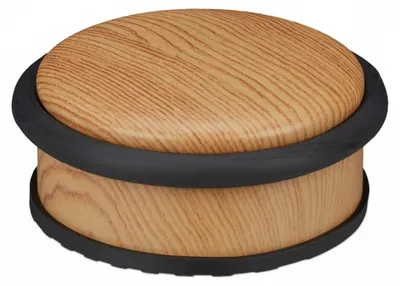 Image de Butoir de porte RD0630 10,5 cm, bois clair