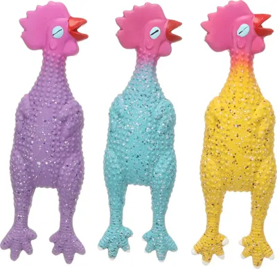 Immagine prodotto di Fenicottero giocattolo per cani Freckles chicken, taglia: S