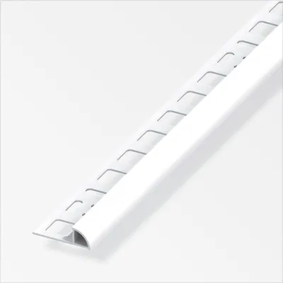 Produktbild von alfer Viertelkreisprofil PVC glatt brilliantweiß