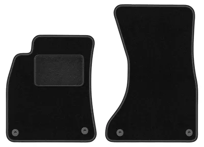 Immagine prodotto di Tappetini anteriori in moquette per Audi A5 8T 2008-2018 (coupé) – 2 pezzi, neri, su misura – Wielganizator LUX