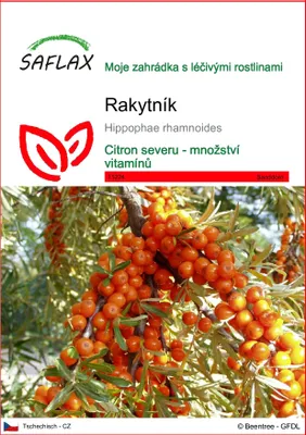 Obrázek produktu pro SAFLAX - rakytník - Hippophae rhamnoides - 40 Semena