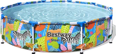 Image de Piscine Bestway Steel Pro Jungle 305 x 66 cm