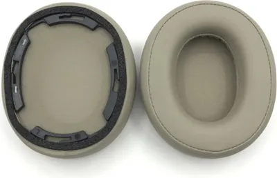 Immagine prodotto di INF 2 Cuscinetti di ricambio in pelle proteica per cuffie Audio-Technica ATH-SR50BT Grigio