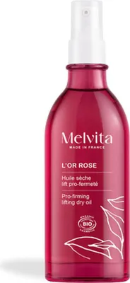 Obrázok produktu pre Melvita L'Or Rose , Olej, Ženy, Spevňujúce, Lifting, Vyhladenie, Tónovanie, Univerzálna pleť, 100 ml, Sprej