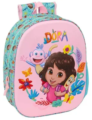 Zdjęcie produktu dla Plecak Safta Dora 3D 8,64 l, różowy, dla dzieci, różowy, rozmiar uniwersalny