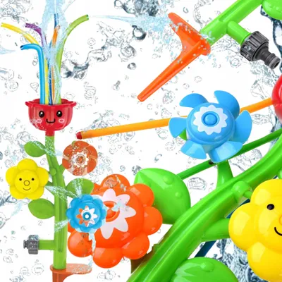 Produktbild von Gartensprinkler Wasserspielzeug Kinder Blumenform