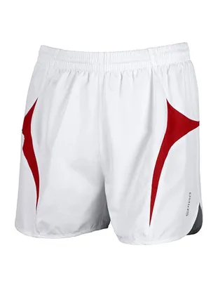 Produktbild von SPIRO S183X | Micro Lite Running Shorts / Trainingshose kurz - Farbe: White/Red - Größe: M