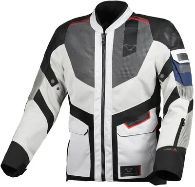 Produktbild von Macna Travelair Motorrad Textiljacke, grau/schwarz, S
