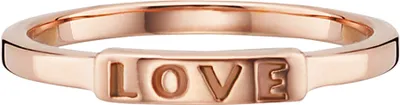 Produktbild von Cai Ring 925/- Silber rotvergoldet LOVE 41179027144798