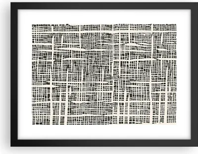 Produktbild von Gerahmtes Poster - Schwarzer Rahmen - Textur Muster Stück - 40x30 cm - Wand Bild - Wanddeko - Wandbilder - Kunstposter - Wandposter - Bilderrahmen - Bilder - Kunstdruck - P2BAA40x30-4926