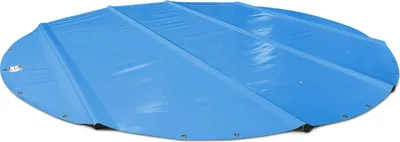 Produktbild von SafeDeluxe® Runde Poolplane Stangenabdeckung ohne Stangen (Durchmesser der Plane = 600cm, Hellblau RAL5015) Rollabdeckung Poolabdeckung Abdeckung aus LKW Plane