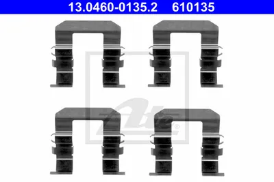 Produktbild von ATE 13.0460-0135.2 Zubehörsatz Scheibenbremsbelag Hinten für OPEL ANTARA für HYUNDAI TERRACAN (HP) für CHEVROLET CAPTIVA (C100, C140) für VAUXHALL
