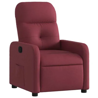 Obrázok produktu pre vidaXL Relaxačné kreslo Víno červená látka