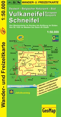 Produktbild von Vulkaneifel Schneifel Wander- und Freizeitkarte 1:50.000