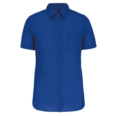Image de Chemise à manches courtes en popeline de Kariban Coton polyester facile d'entretien pour femmes