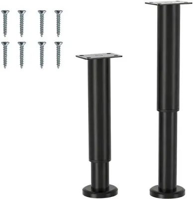 Produktbild von Set mit 2 höhenverstellbaren Möbelbeinen, 25-43 cm