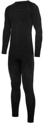 Image de Viking - Ensemble de sous-vêtements techniques « Eiger » pour homme, thermoactif PP11103 (XXL) (noir)