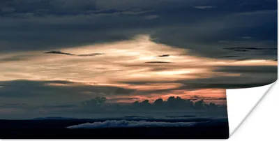 Produktbild von MuchoWow® Poster Ein schöner Himmel hängt über dem Nationalpark Phu Hin Rong Kla. 80x40 cm - Wanddeko