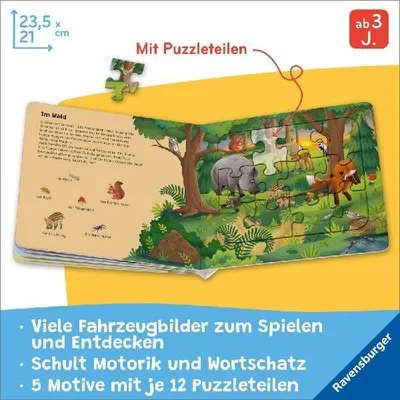 Produktbild von Ravensburger® Puzzle-Buch: Tiere der Welt