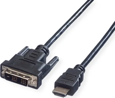 Zdjęcie produktu dla Value VALUE Kabel do monitora, DVI (18+1) - HDMI, M/M 3 m