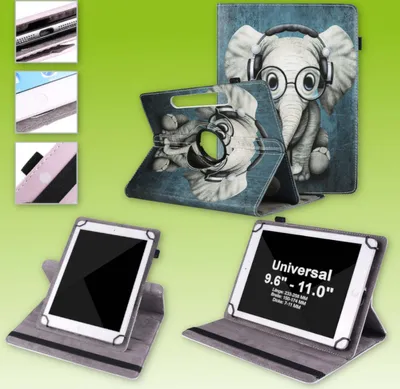 Produktbild von Für Huawei MediaPad T5 10.1 360 Grad Rotation 1 Tablet Tasche Kunst Leder Etuis