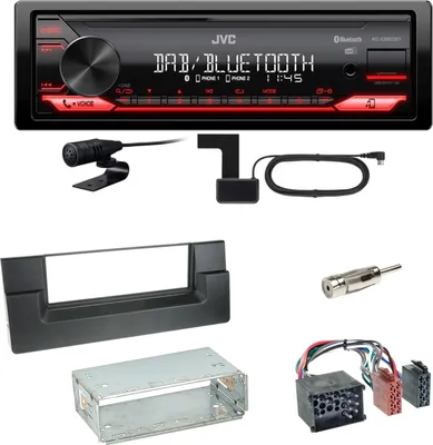 Produktbild von JVC KD-X282DBT Bluetooth DAB USB Einbauset für BMW 5er E39 bis 09/2000