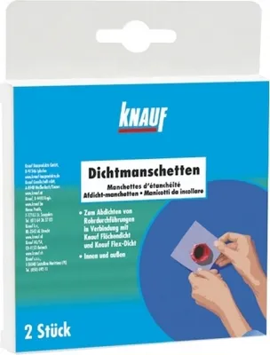 Produktbild von Knauf Dichtmanschette blau, 10 x 10 cm