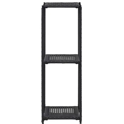 Immagine prodotto di Scaffale Nero 30x30x90 cm in Polyrattan