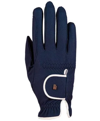 Produktbild von Roeckl LONA marine/weiß Ladies Reithandschuhe, Roe17_Gr.:8